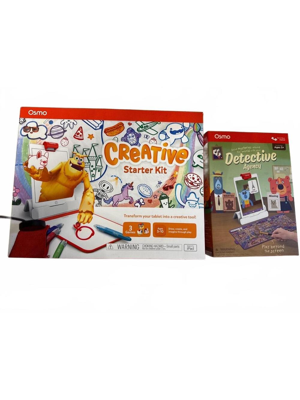Osmo Creative Starter Kit and Detective Agency Educational Game for iPad